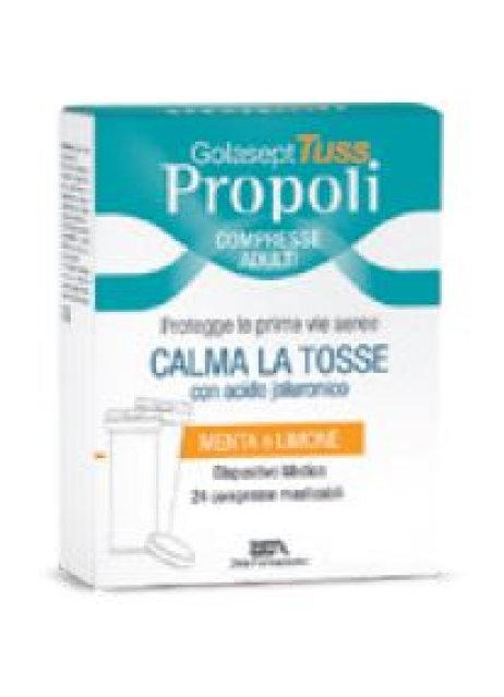 GOLASEPT TUSS PROPOLI DM 24CPR