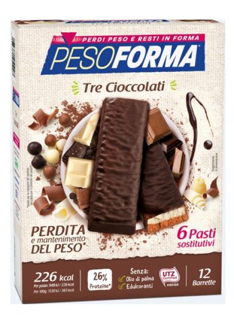 PESOFORMA BARR 3 CIOCCOLATI