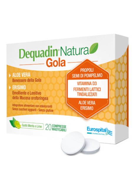 DEQUADIN NATURA GOLA 20CPR