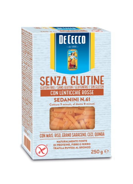 DE CECCO Sedanini/Lent.250g