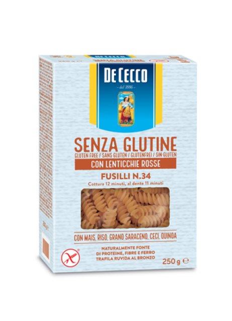 DE CECCO Fusilli/Lent.250g