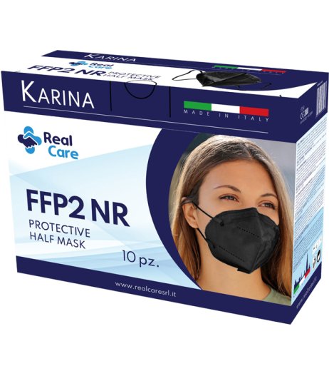 MASCHERINA FFP2 NERA KARINA 10PZ