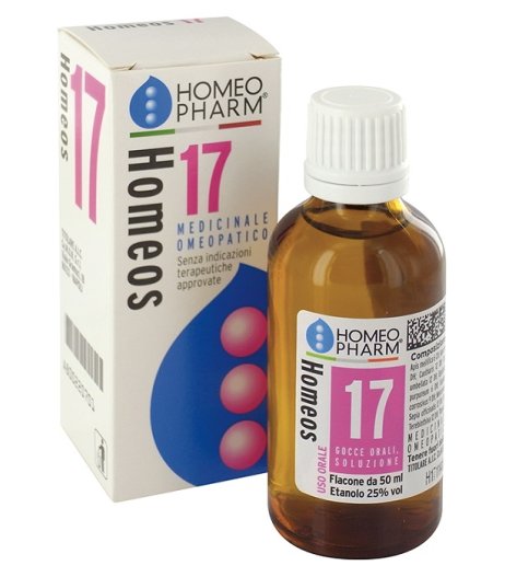 HOMEOS 17 GTT 50ML HOMEOPHARM