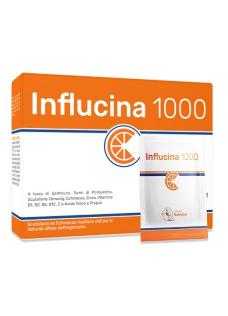  Influcina 1000 14 bustine - Integratore per le Difese Immunitarie