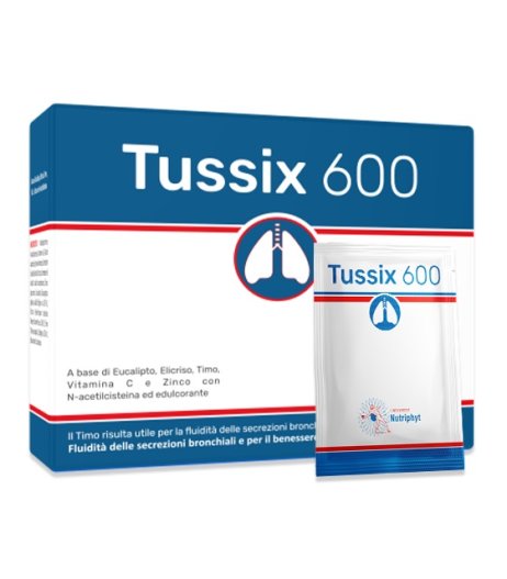 Tussix 600 20 bustine  - Integratore per il Benessere delle Vie Respiratorie