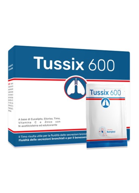 Tussix 600 20 bustine  - Integratore per il Benessere delle Vie Respiratorie