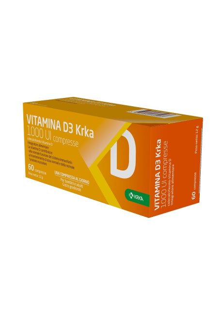 VITAMINA D3 KRKA 1000 UI 60CPR