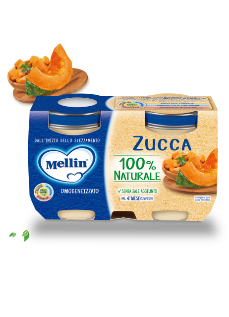 MELLIN-OMO ZUCCA 2X125G