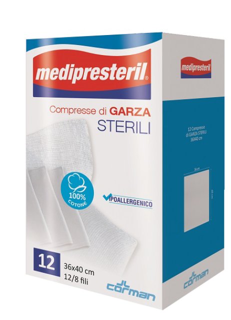 GARZA MEDIPRESTERIL 12/8 36X40