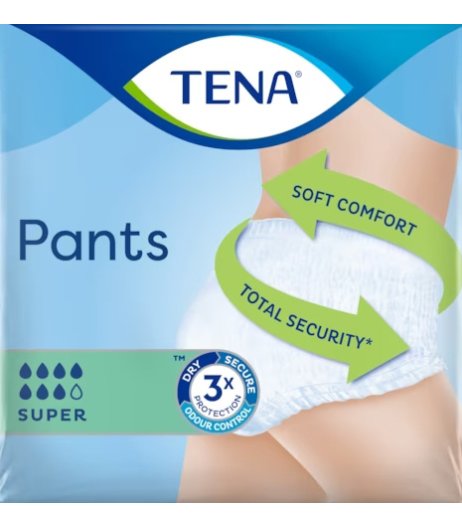 TENA PANTS SUPER M 10PZ 3538