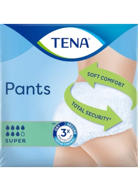 TENA PANTS SUPER L 10PZ