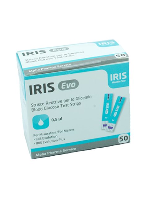 IRIS EVO STRISCE GLICEMIA 50PZ