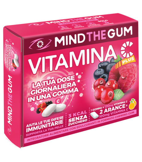 MIND THE GUM VIT C FRUT RO 18G