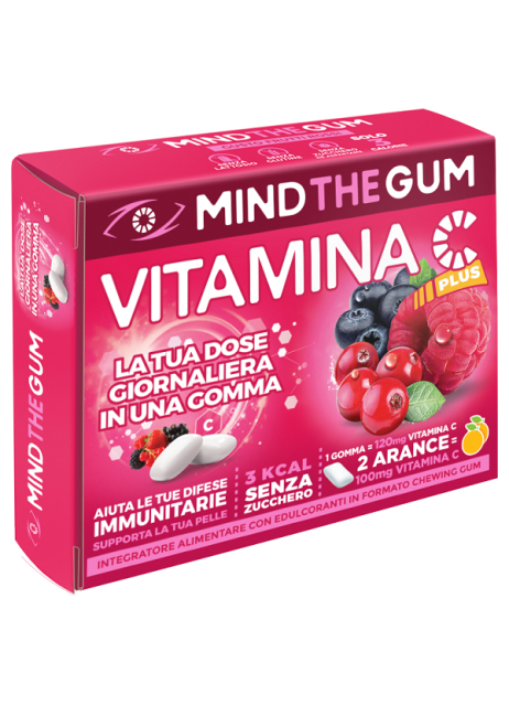 MIND THE GUM VIT C FRUT RO 18G