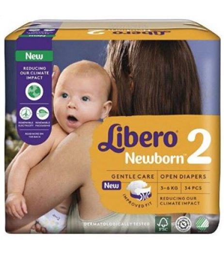 LIBERO NEWBORN 2 3-6 KG 34P 8419