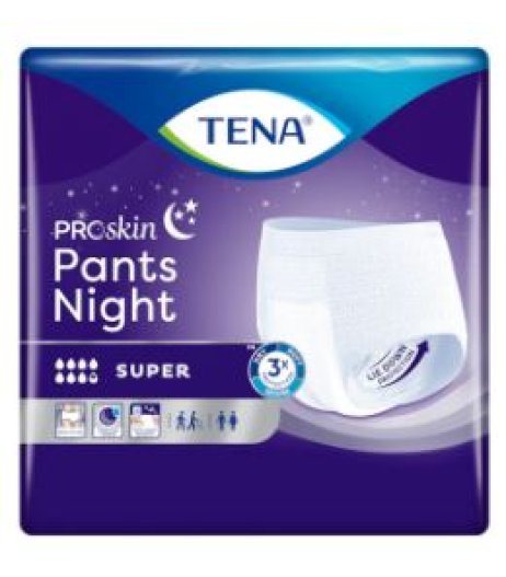 TENA PANTS NIGHT L 10PZ 3672