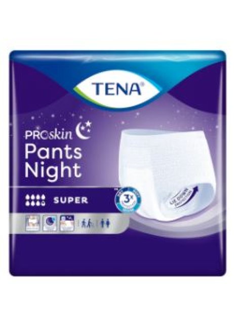 TENA PANTS NIGHT L 10PZ 3672