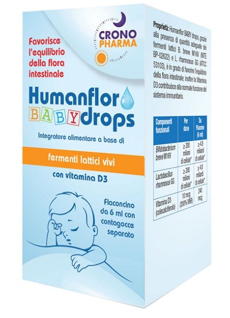 HUMANFLOR BABY DROPS 1FL 6ML