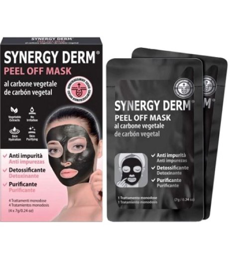 SYNERGY DERM PEEL OFF MASK 4PZ