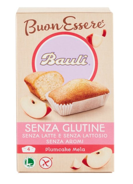 BAULI Plumcake S/G Mela 132g