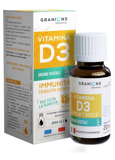 GRANIONS Vit.D3 Gtt 20ml