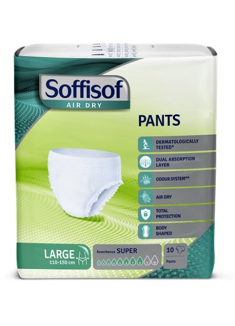 SOFFISOF AIR DRY PANTS SUPER L