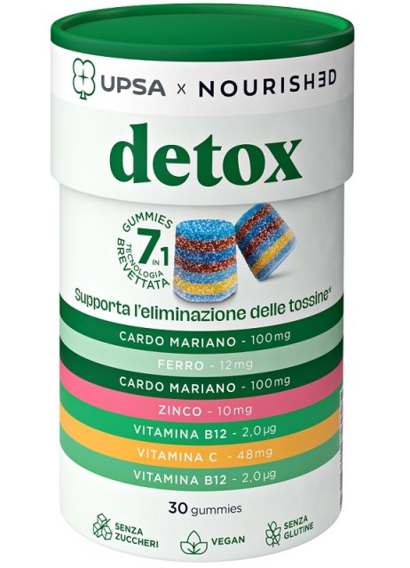 UPSA X NOURISHED DETOX 30GUM