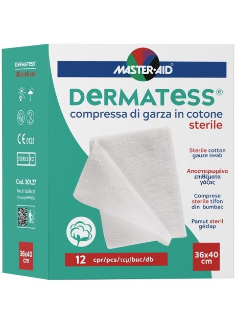 DERMATESS Cot.Garza 36x40*12pz