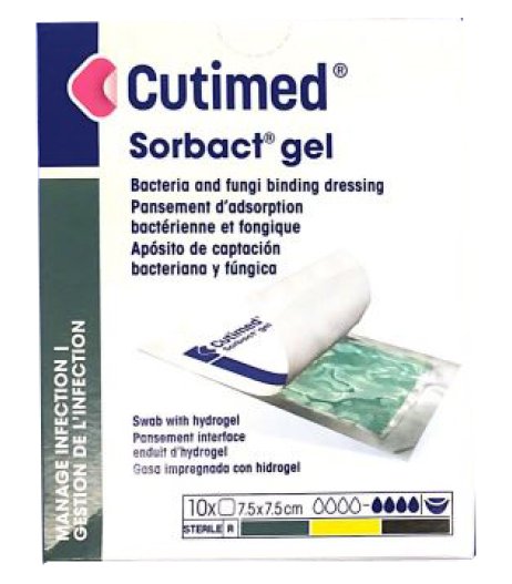 CUTIMED Sorbact Gel 7,5x7,5x10