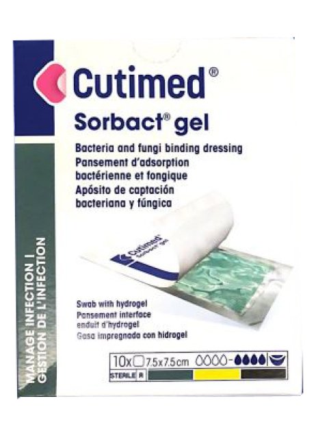 CUTIMED Sorbact Gel 7,5x7,5x10