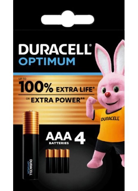 DURACELL OPTIMUM AAA B4 X8 RFT