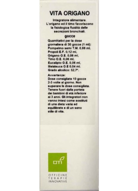 VITA ORIGANO GOCCE 30ML