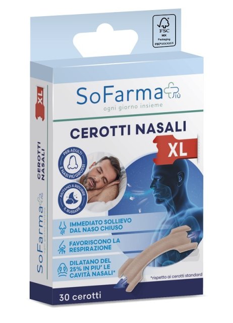 CEROTTO NASALE XXL 30PZ SF+