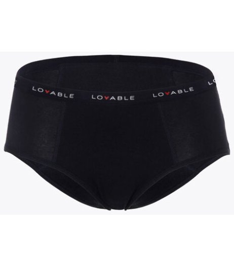 LOVABLE SLIP FLUSSO MEDIO NERO