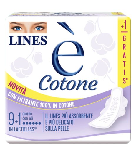 LINES E' COTONE ALI 9+1PZ