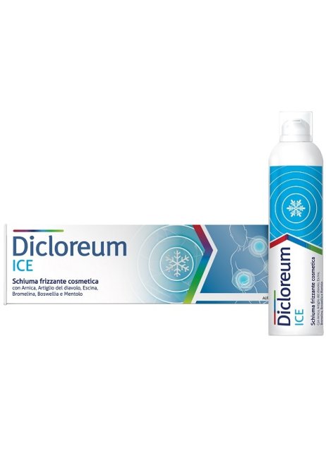 Dicloreum Ice 150 ml - Schiuma per Traumi e Contusioni 