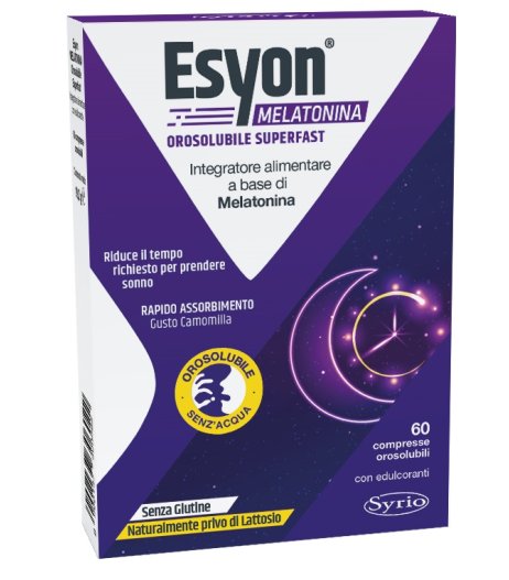 ESYON Melatonina 60 Cpr Orosol