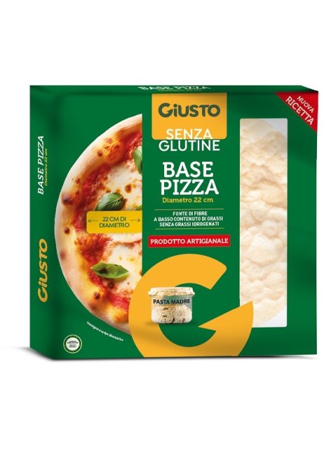 GIUSTO S/G BASE PIZZA 190G