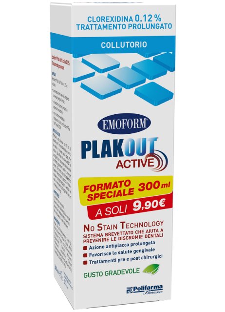 PLAK OUT Act.Coll.0,12% 300ml