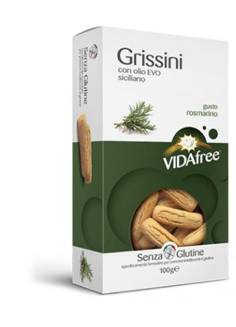 VIDAFREE Grissini Rosm.100g