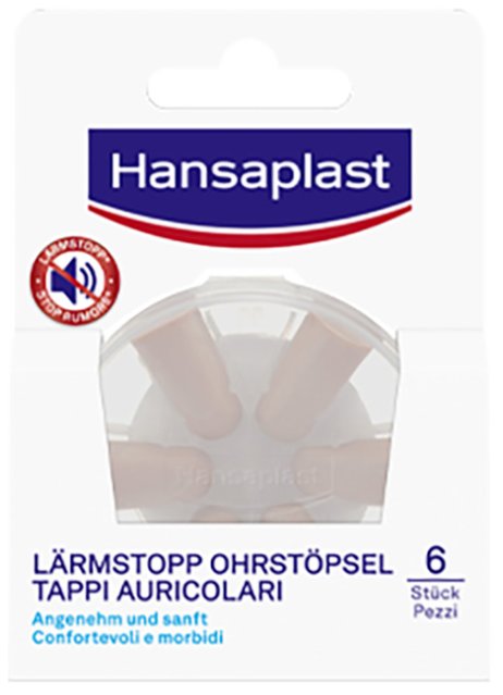 HANSAPLAST EAR PLUGS 6PZ