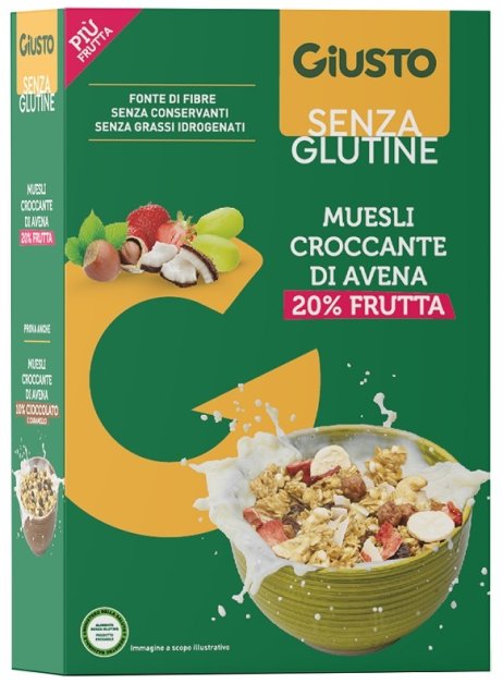 GIUSTO S/G Muesli Frutta 275g