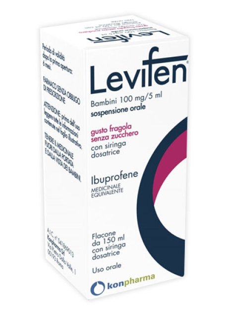 LEVIFEN*OS 150ML 100MG/5ML FRA