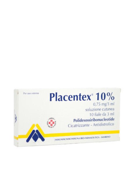 PLACENTEX*SOL CUT 10F 0,75MG