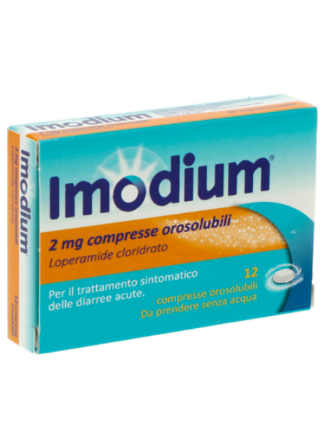 IMODIUM*12CPR OROSOL 2MG