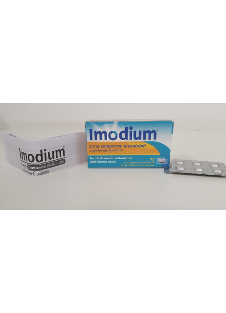 IMODIUM 12CPR OROSOL 2MG