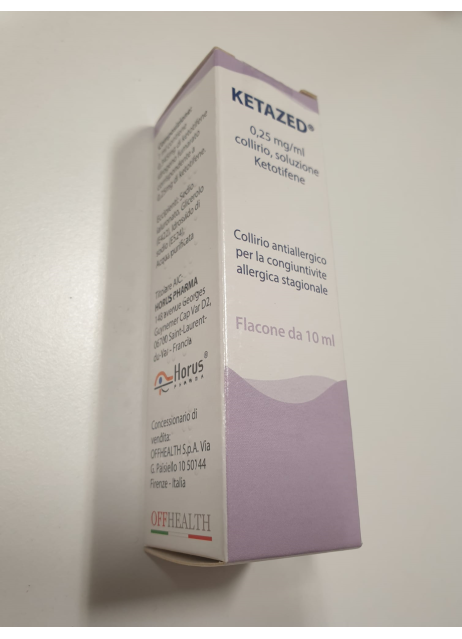 KETAZED*COLL 1FL 10ML0,25MG/ML