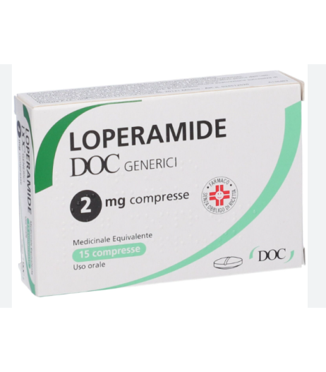 LOPERAMIDE 2mg 15 Cpr DOC