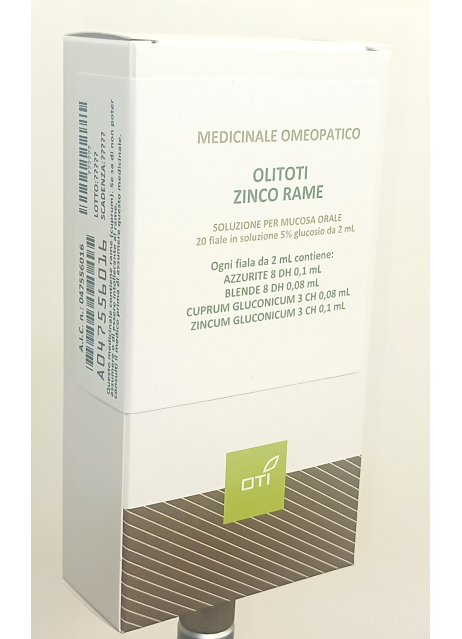 OLITOTI ZINCO RAME*OS 20F 2ML