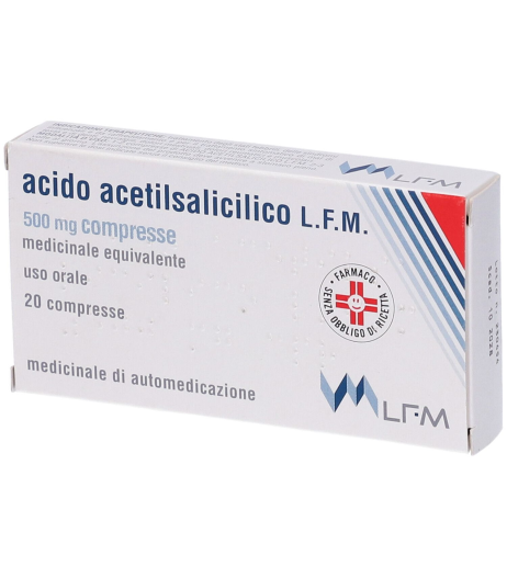 ACIDO Acetils.500mg 20 Cpr LFM